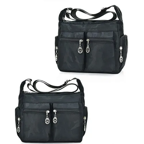 1Pc New Washed Oxford Ladies Shoulder Slung Canvas Bag Fashion Casual