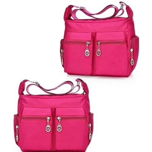 1Pc New Washed Oxford Ladies Shoulder Slung Canvas Bag Fashion Casual