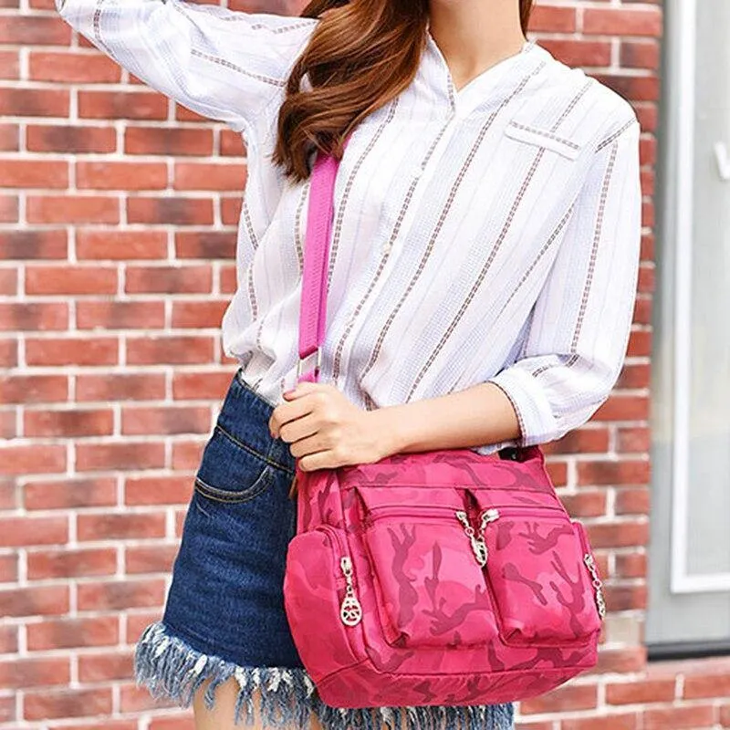 1Pc New Washed Oxford Ladies Shoulder Slung Canvas Bag Fashion Casual