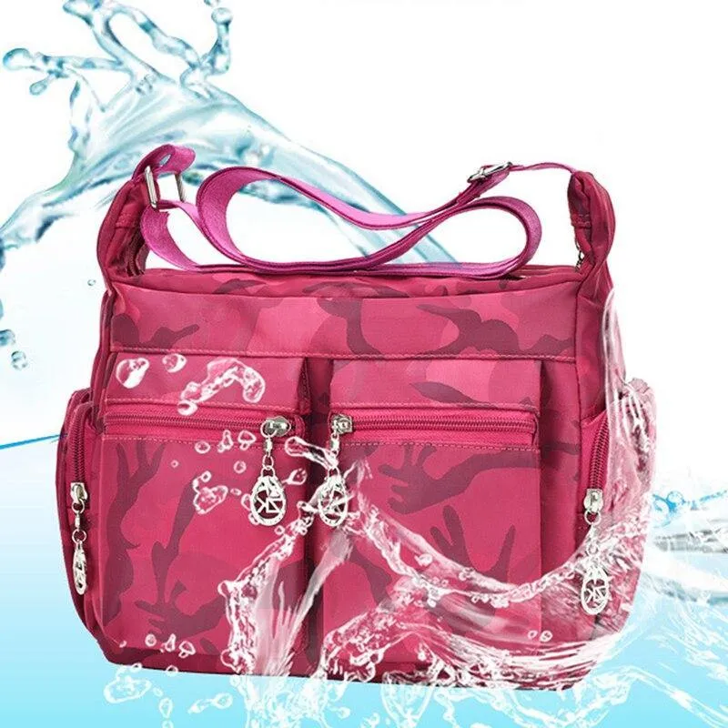 1Pc New Washed Oxford Ladies Shoulder Slung Canvas Bag Fashion Casual