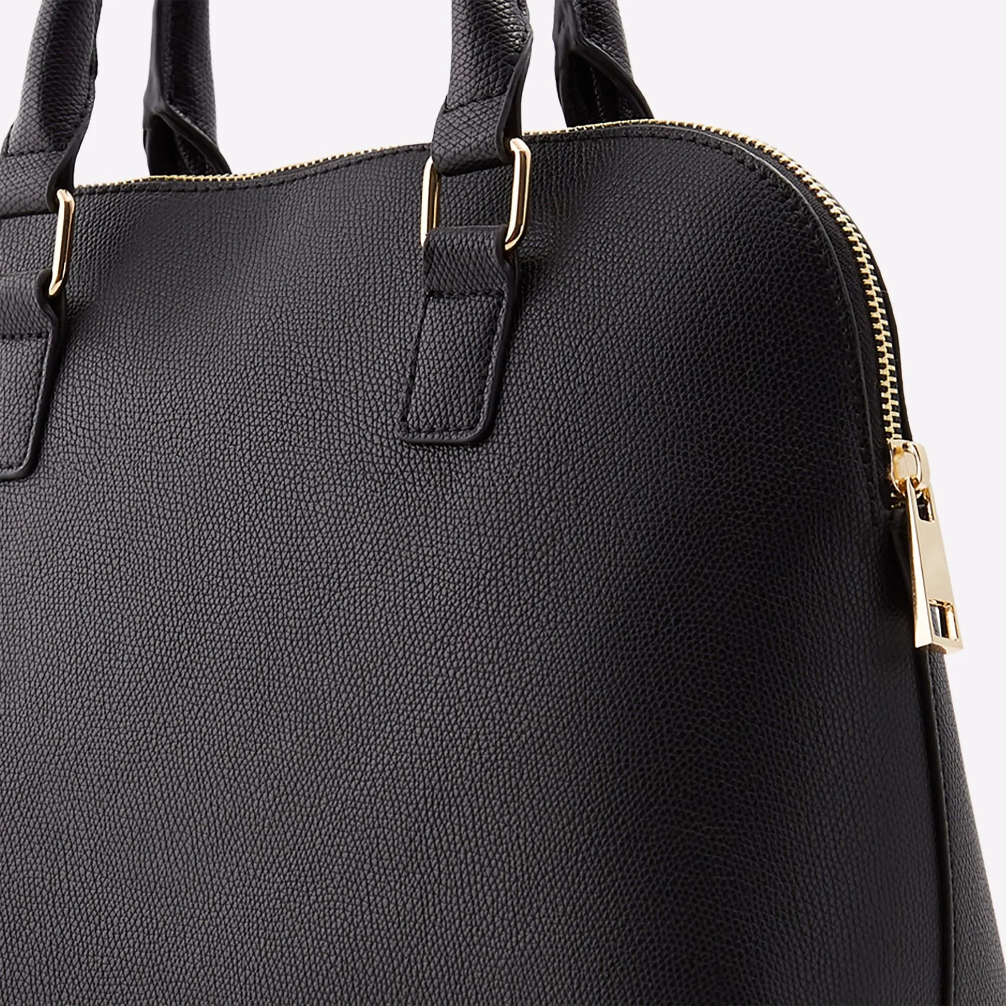 ALDO Women's Galilini Dome Satchel Handbag, Black, One Size