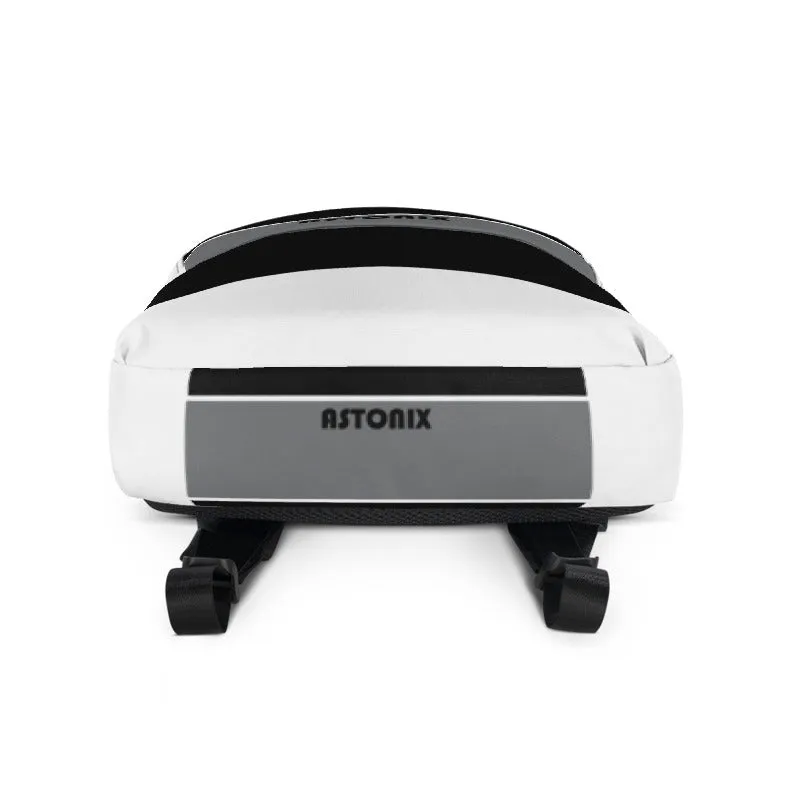 Astonix Black And White Flag Backpack