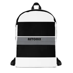 Astonix Black And White Flag Backpack