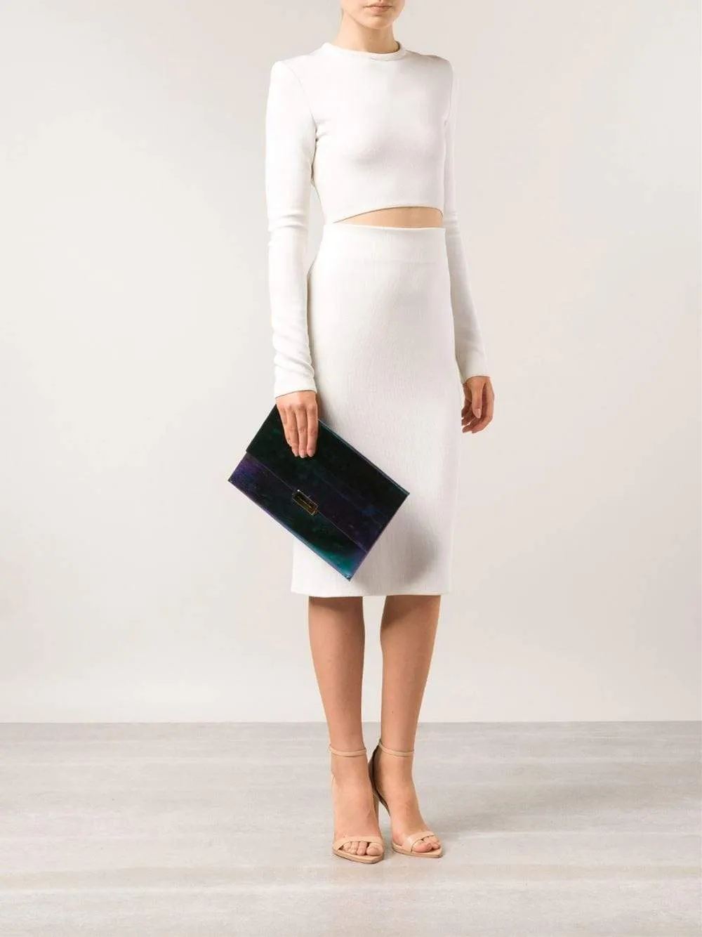 Beckett Iridescent Clutch