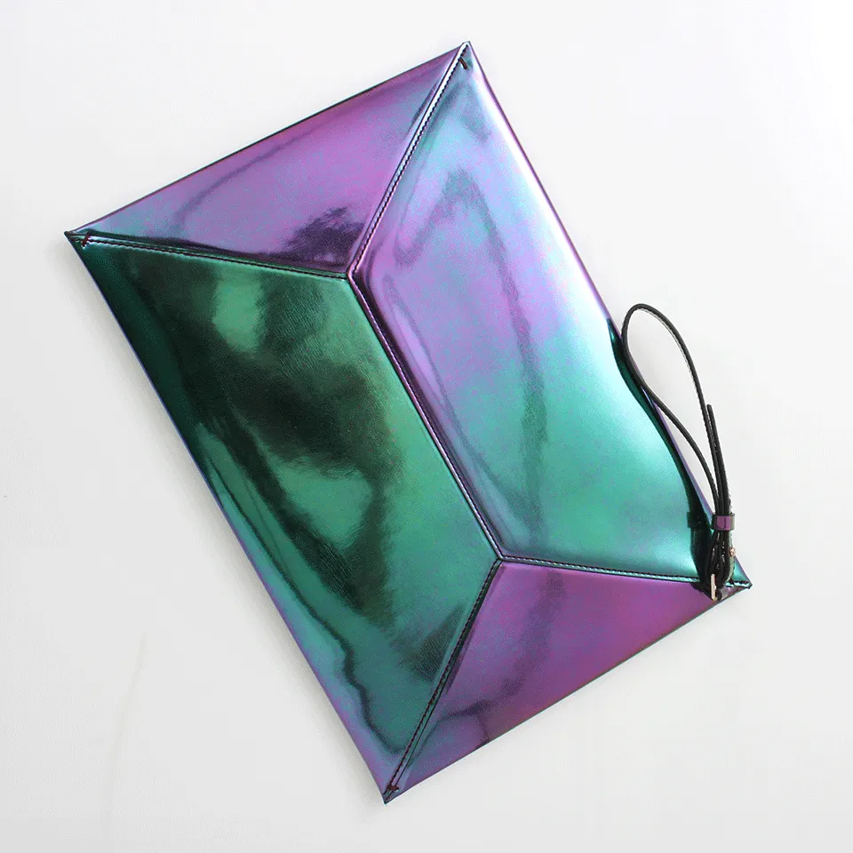 Beckett Iridescent Clutch
