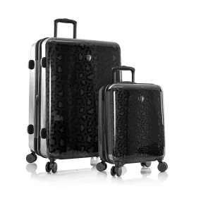 Black Leopard Fashion Spinner™ 2 Piece Set (21"/30")
