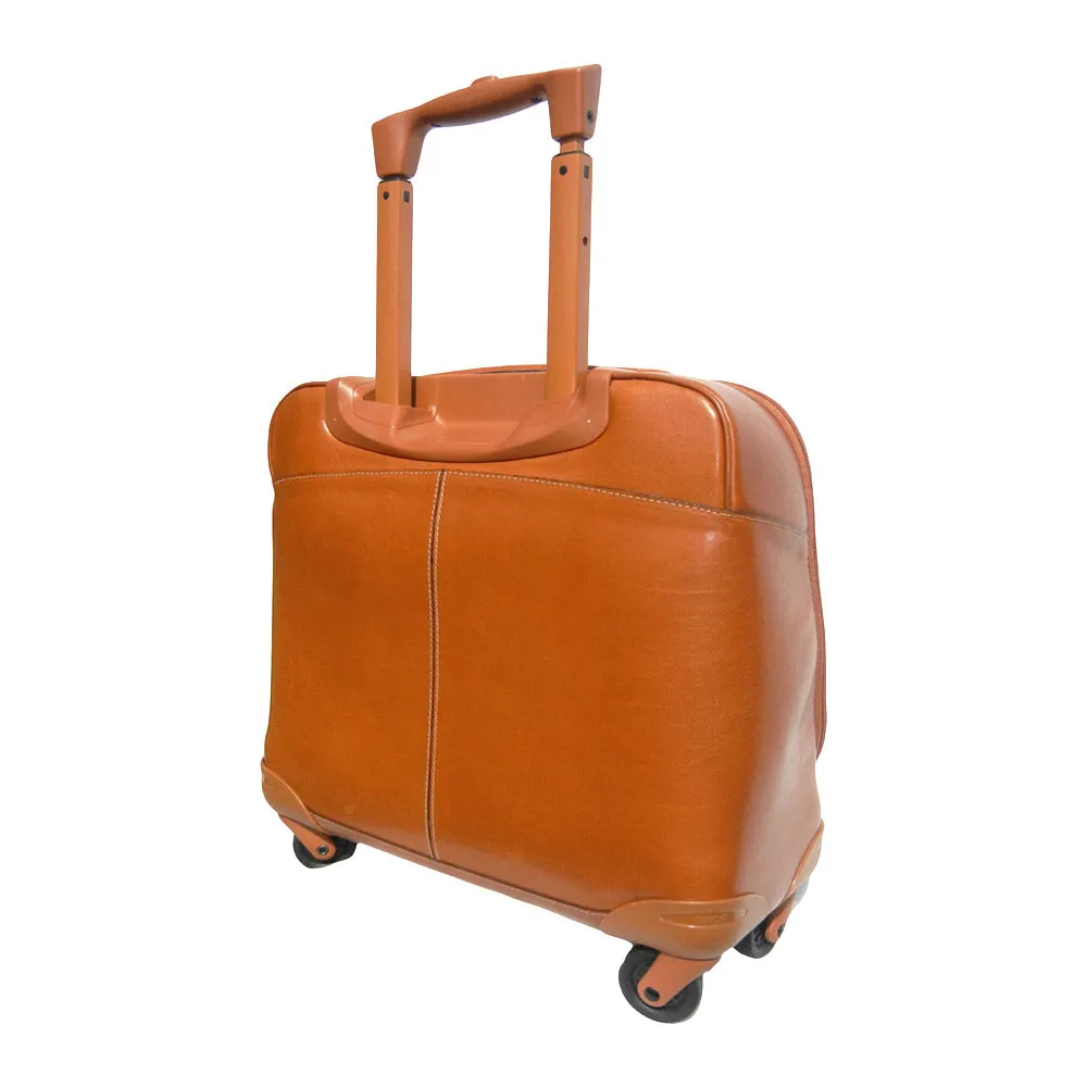 Bric's Life Pelle Quattro Pilot Cabin Case Cognac