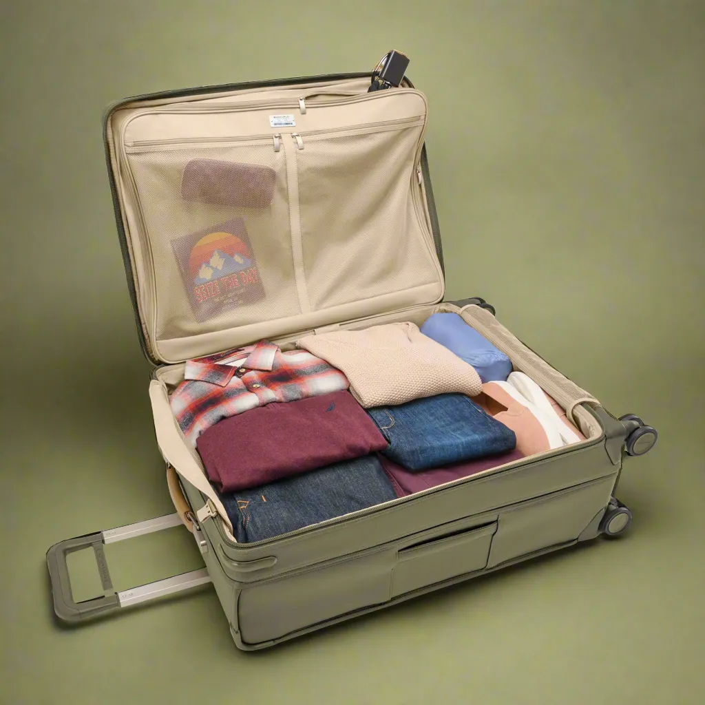 Briggs & Riley Baseline Collection Softside 29” Large Expandable Spinner with Suiter- BLU129CXSP