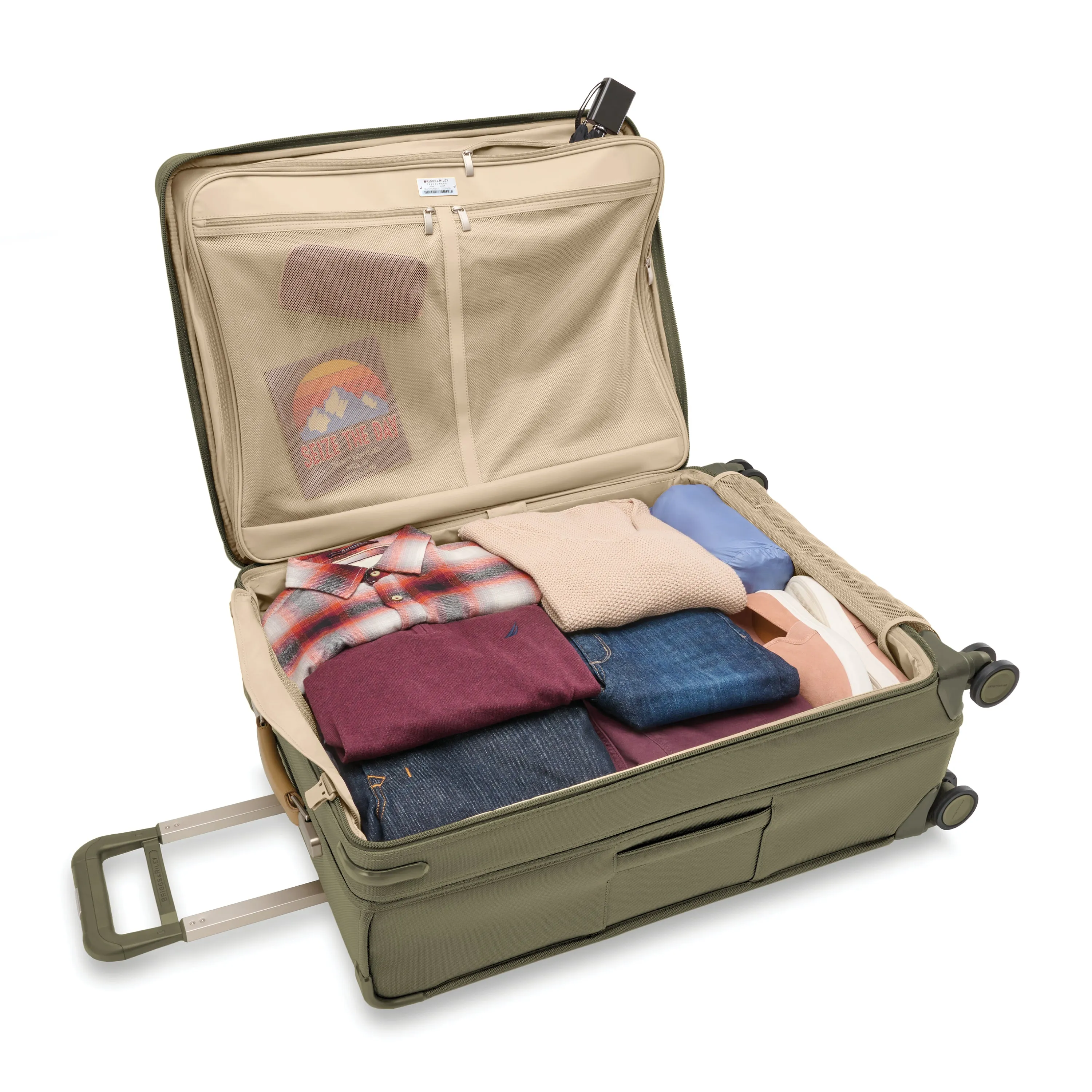 Briggs & Riley Baseline Collection Softside 29” Large Expandable Spinner with Suiter- BLU129CXSP