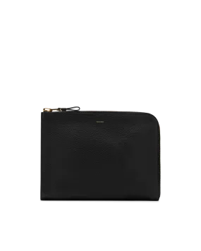 Buckley Embossed Leather Zip Portfolio
