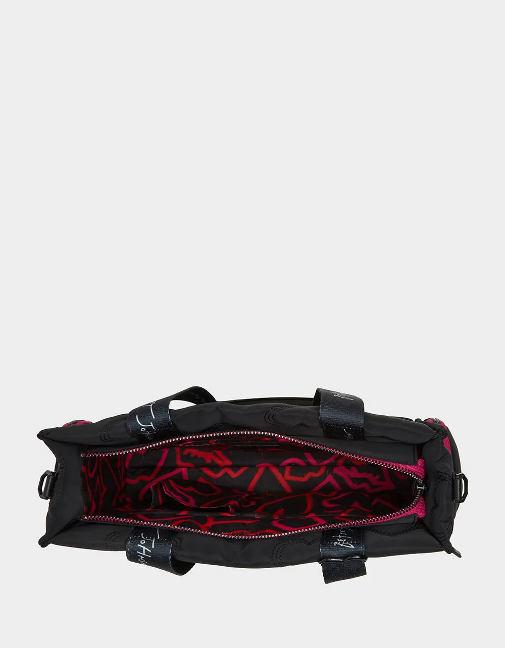 BUNGEE NYLON SATCHEL BLACK