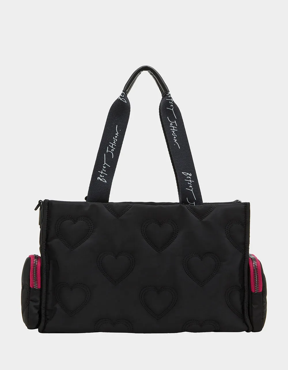 BUNGEE NYLON SATCHEL BLACK