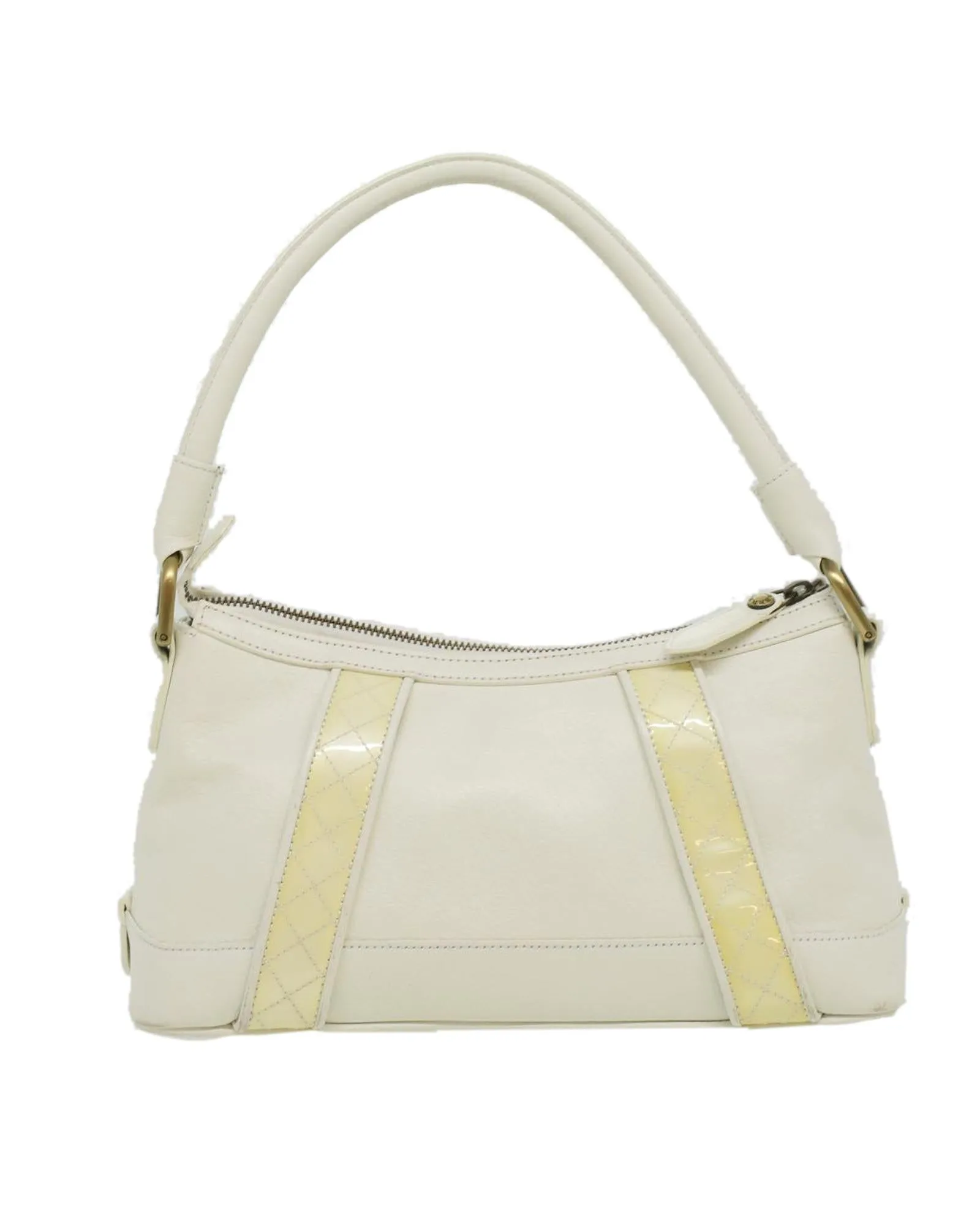 BURBERRY Women's White Leather Shoulder Bag