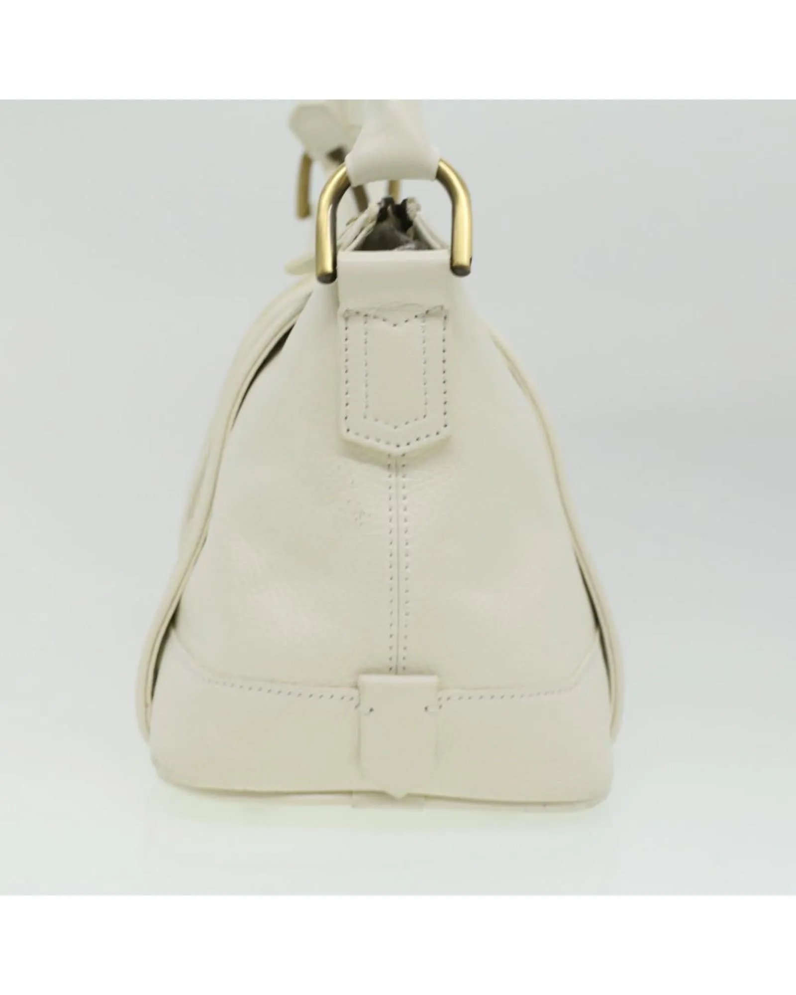 BURBERRY Women's White Leather Shoulder Bag