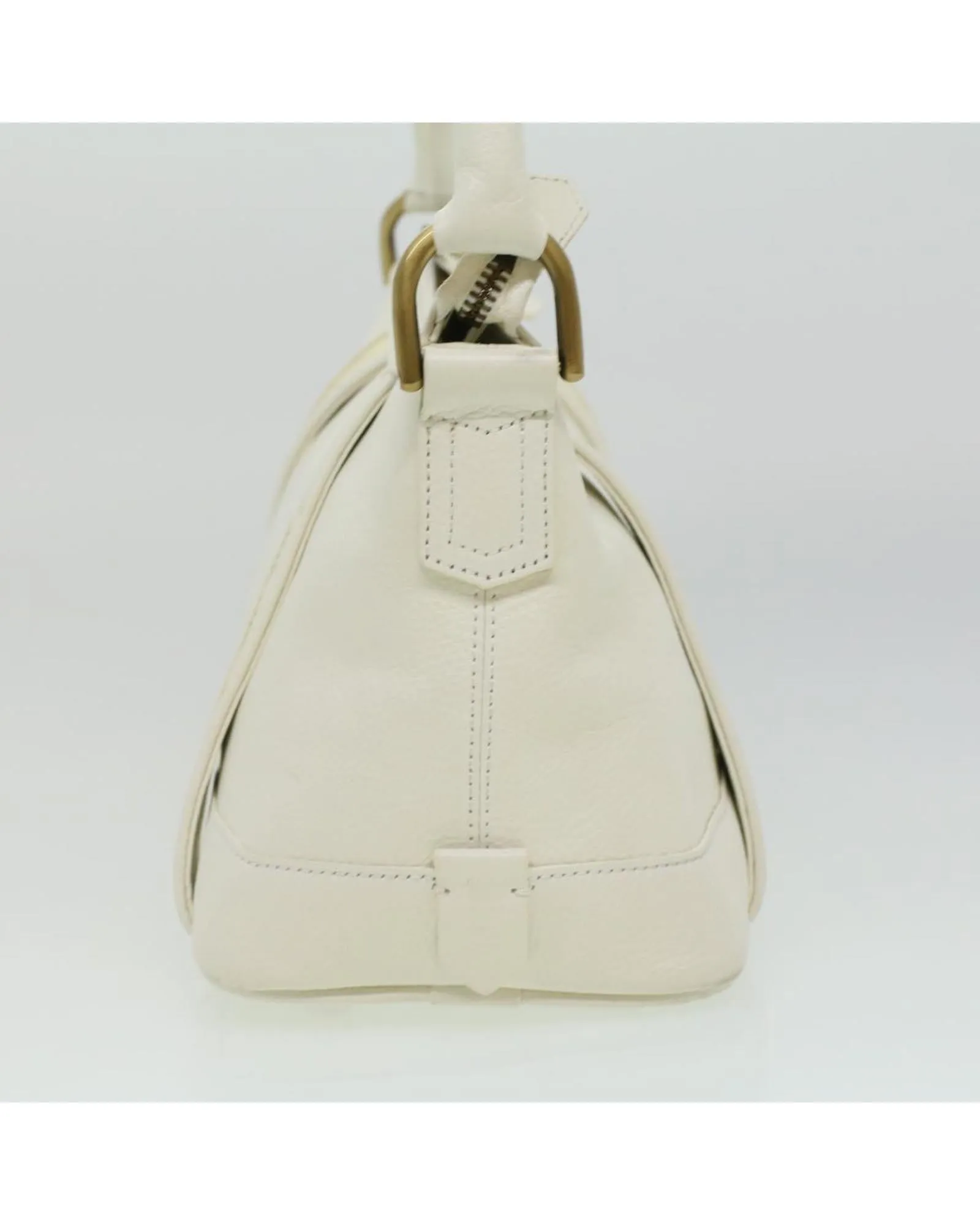 BURBERRY Women's White Leather Shoulder Bag