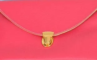 Cathylin 2017 PU Leather Limited Hot Envelope Clutch Purse Fashion Women Messenger Bag with Chain