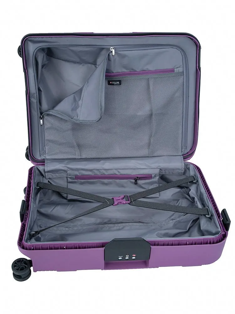 Cellini Safetech 55cm Carry-on Spinner | Plum