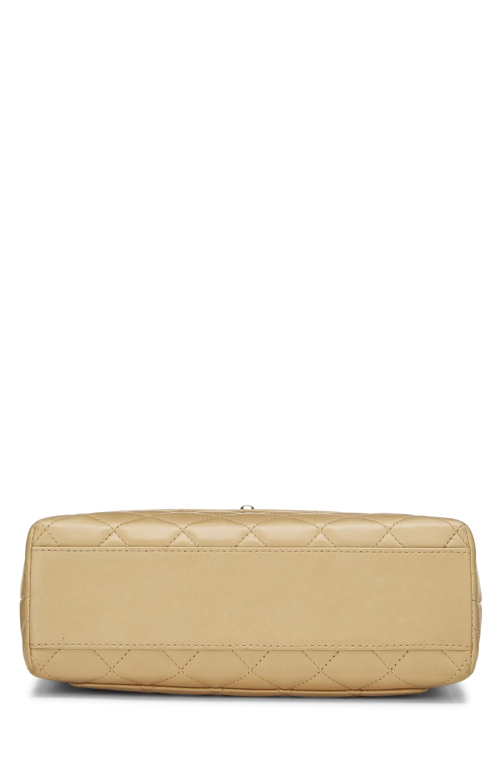 Chanel,  Beige Quilted Lambskin Kelly, Beige