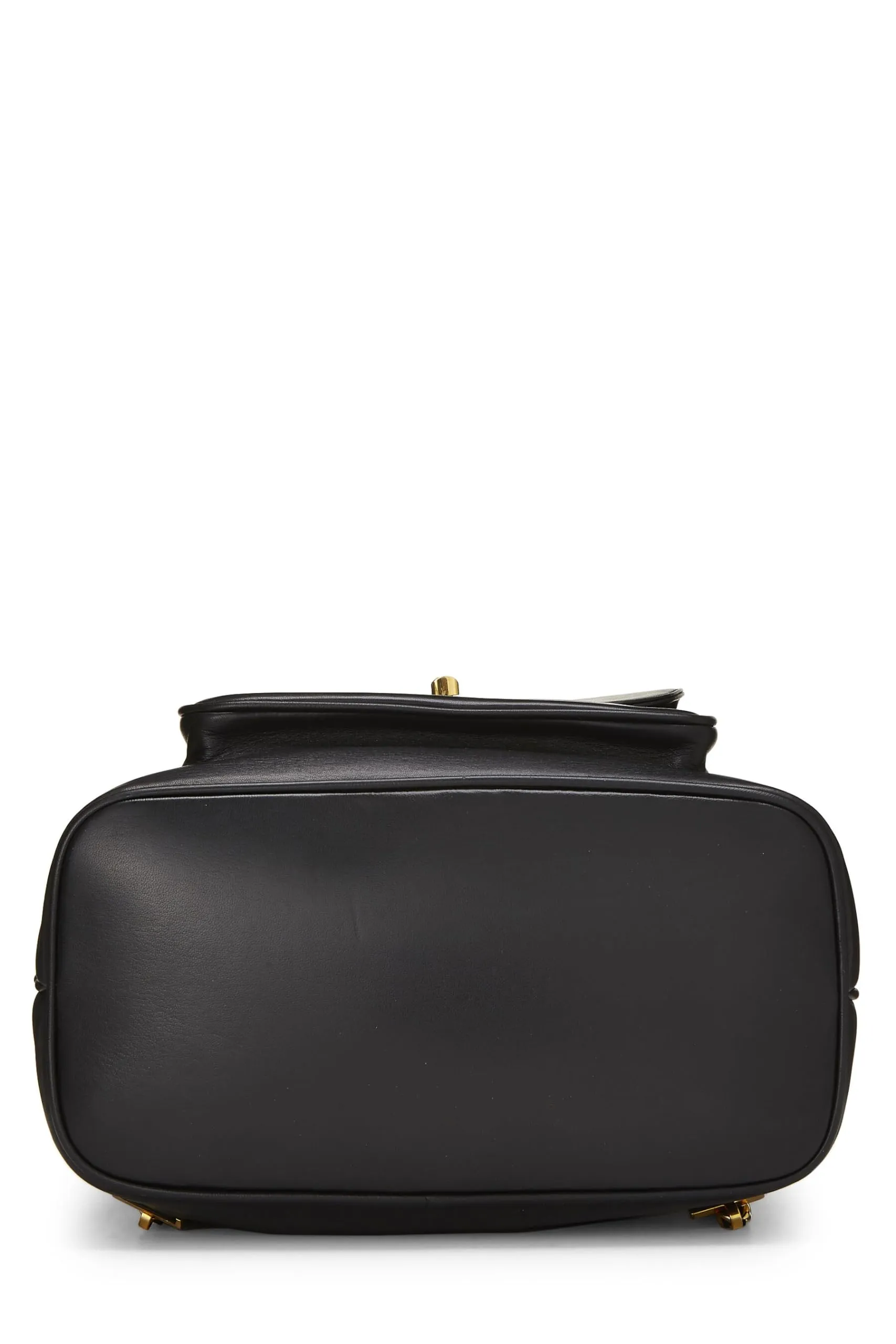Chanel,  Black Quilted Lambskin Backpack Large, Black