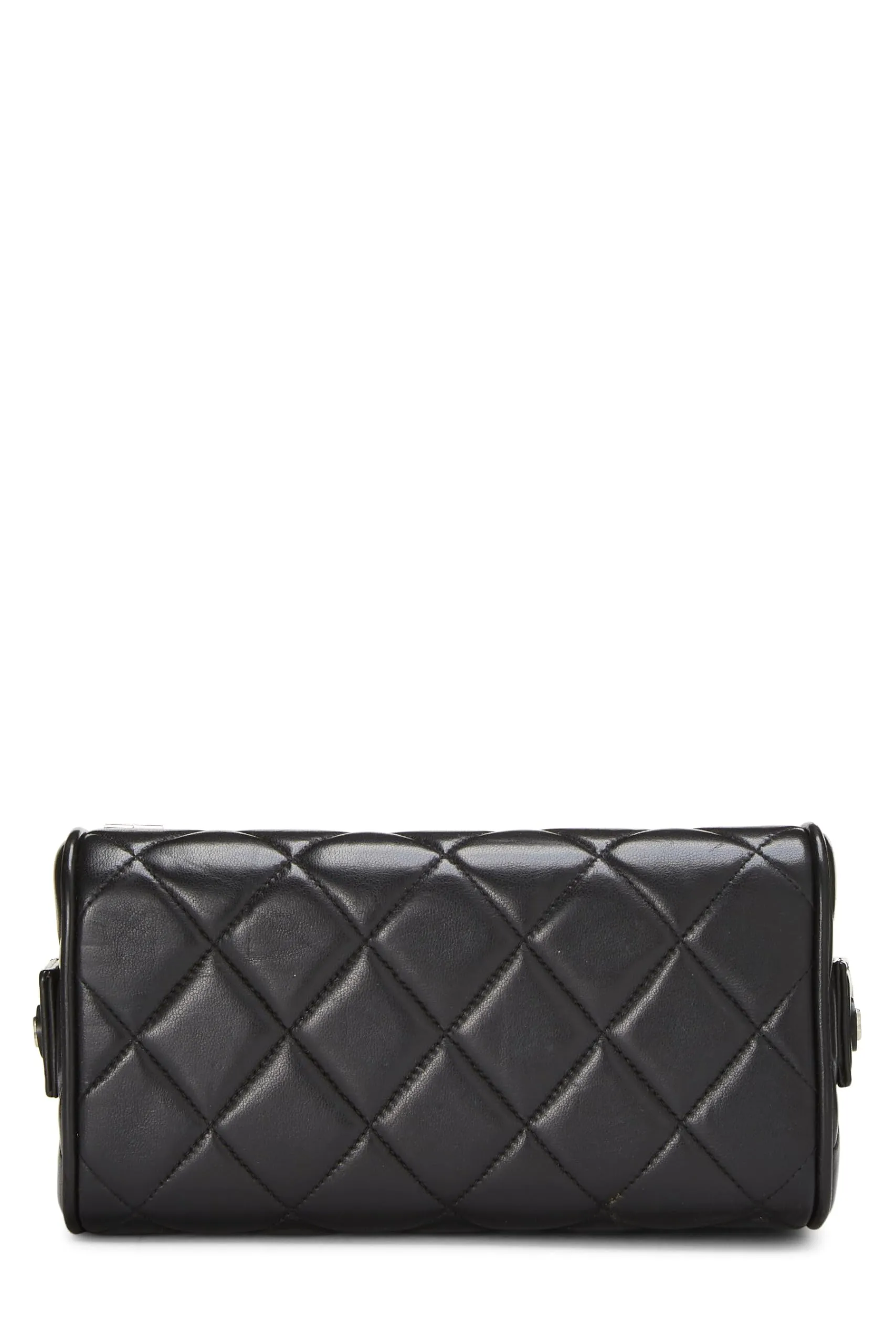 Chanel,  Black Quilted Lambskin Box Bag, Black
