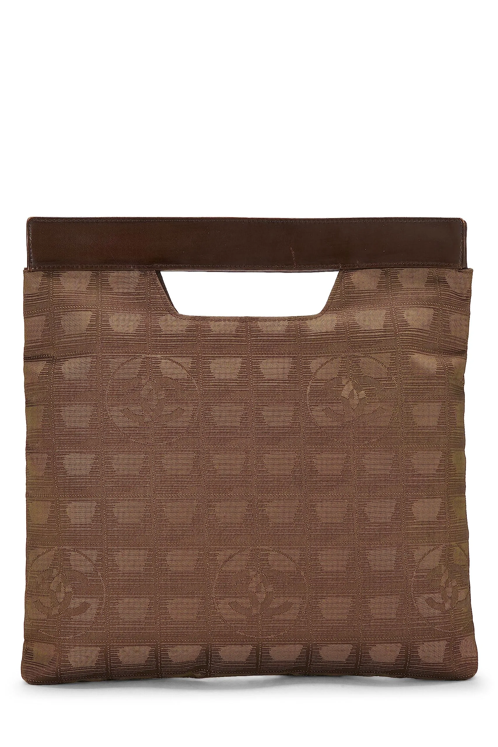 Chanel,  Green Nylon Travel Line Handbag, Green