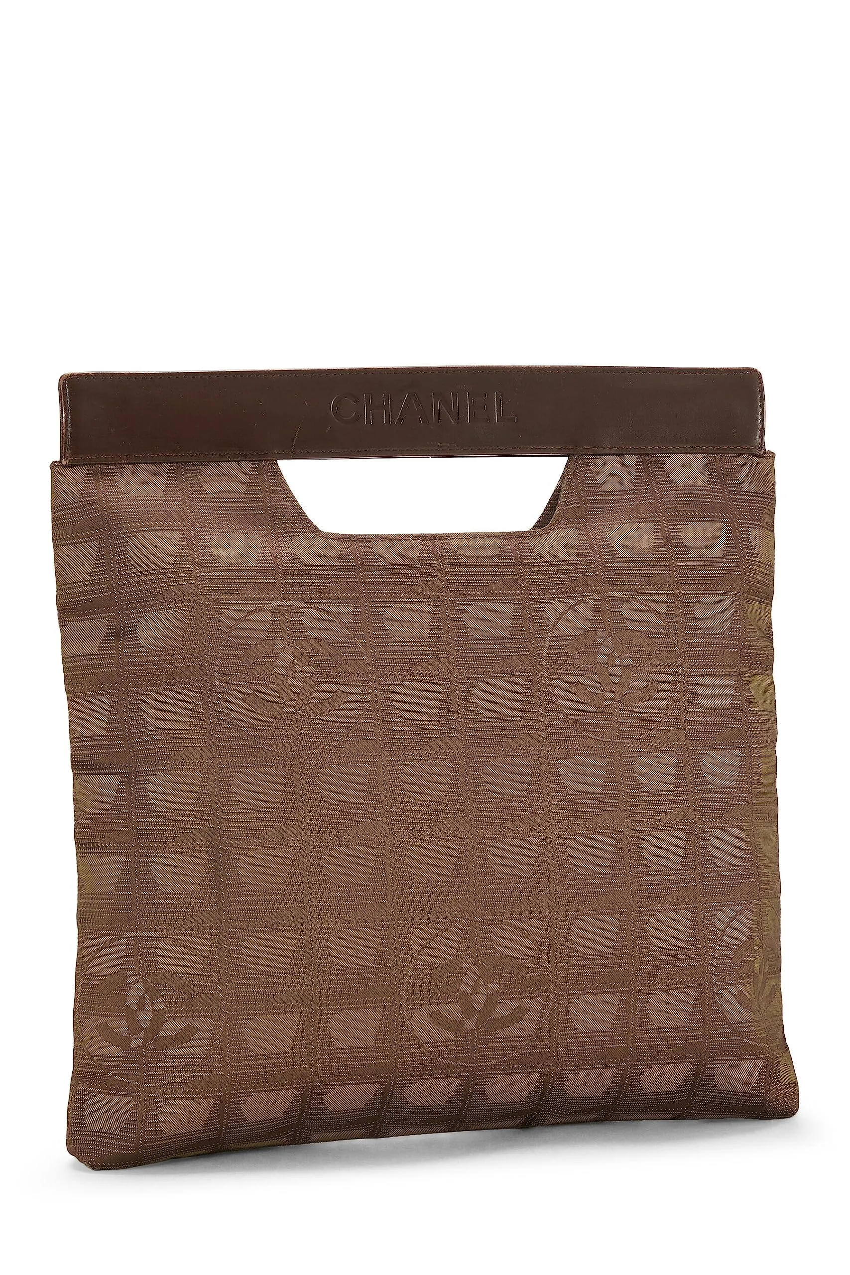 Chanel,  Green Nylon Travel Line Handbag, Green