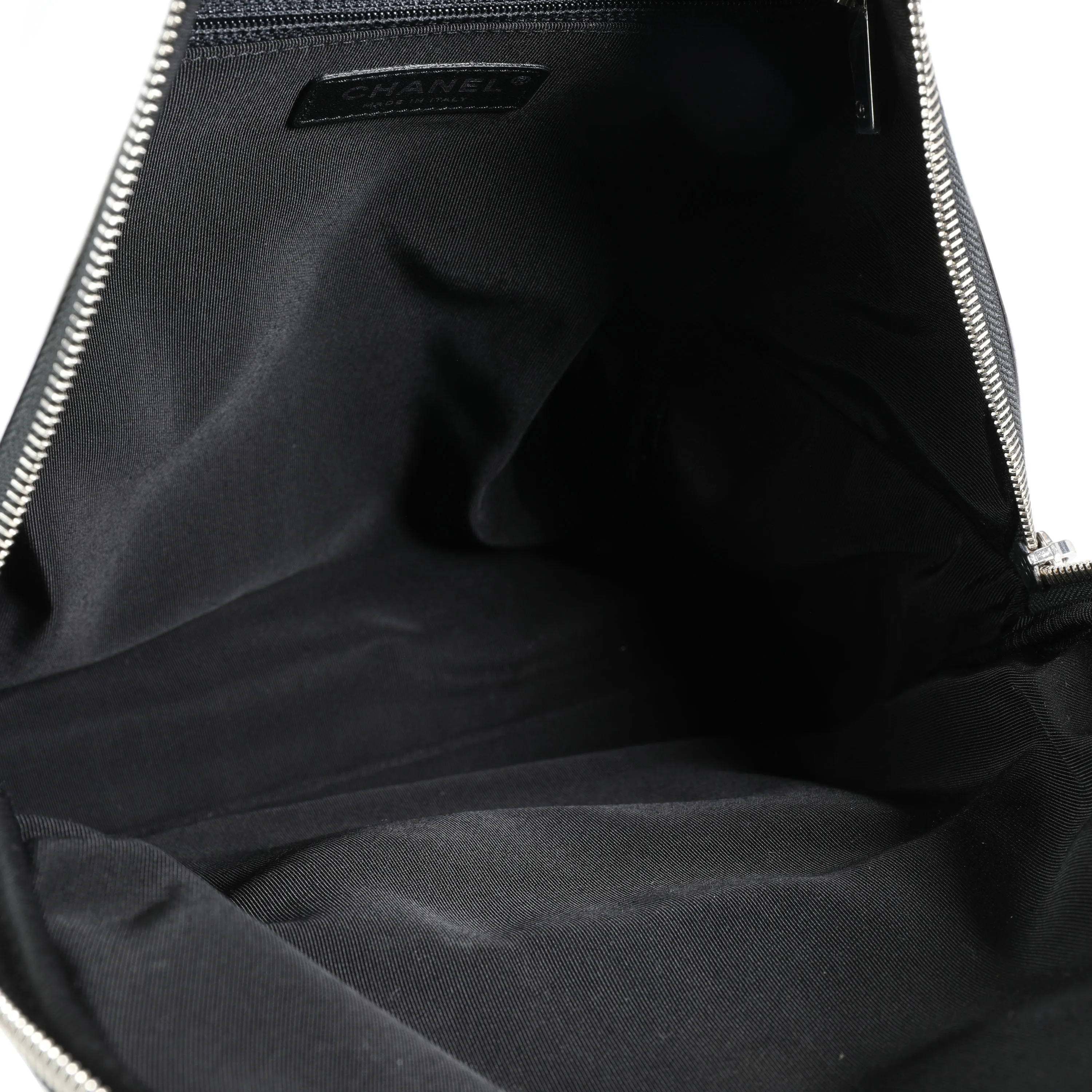 CHANEL White Vinyl La Pausa Backpack