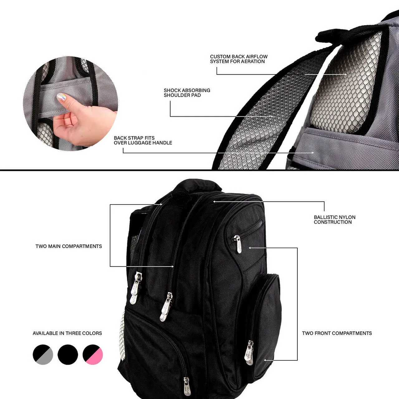 Chiefs Backpack| Kansas City Chiefs Laptop Backpack- Pink