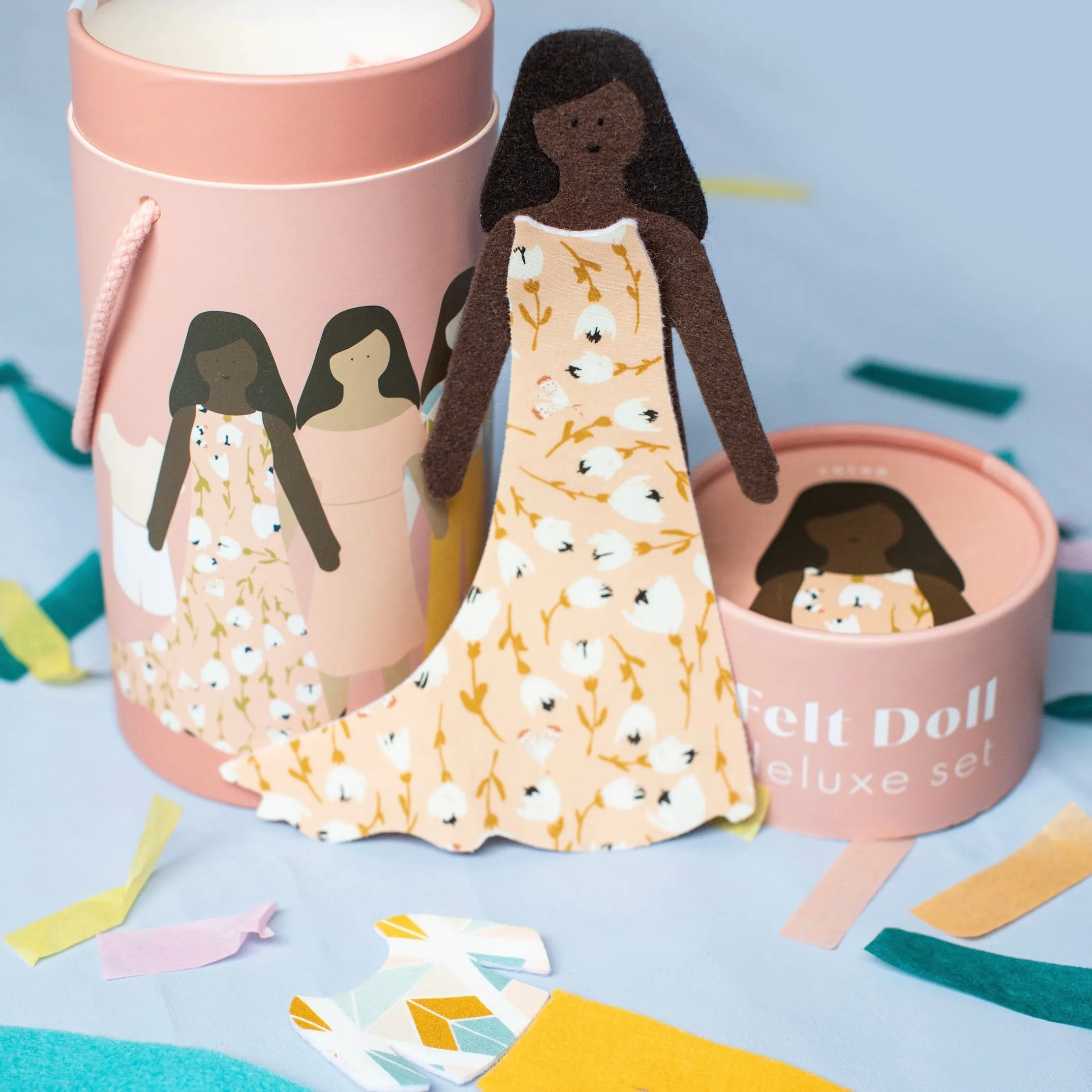 deluxe felt doll   felt board travel bundle