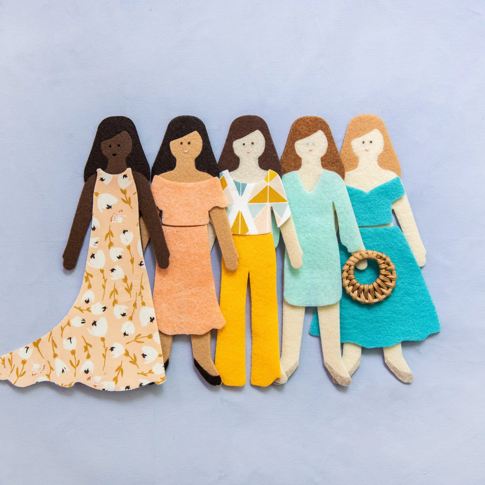 deluxe felt doll   felt board travel bundle