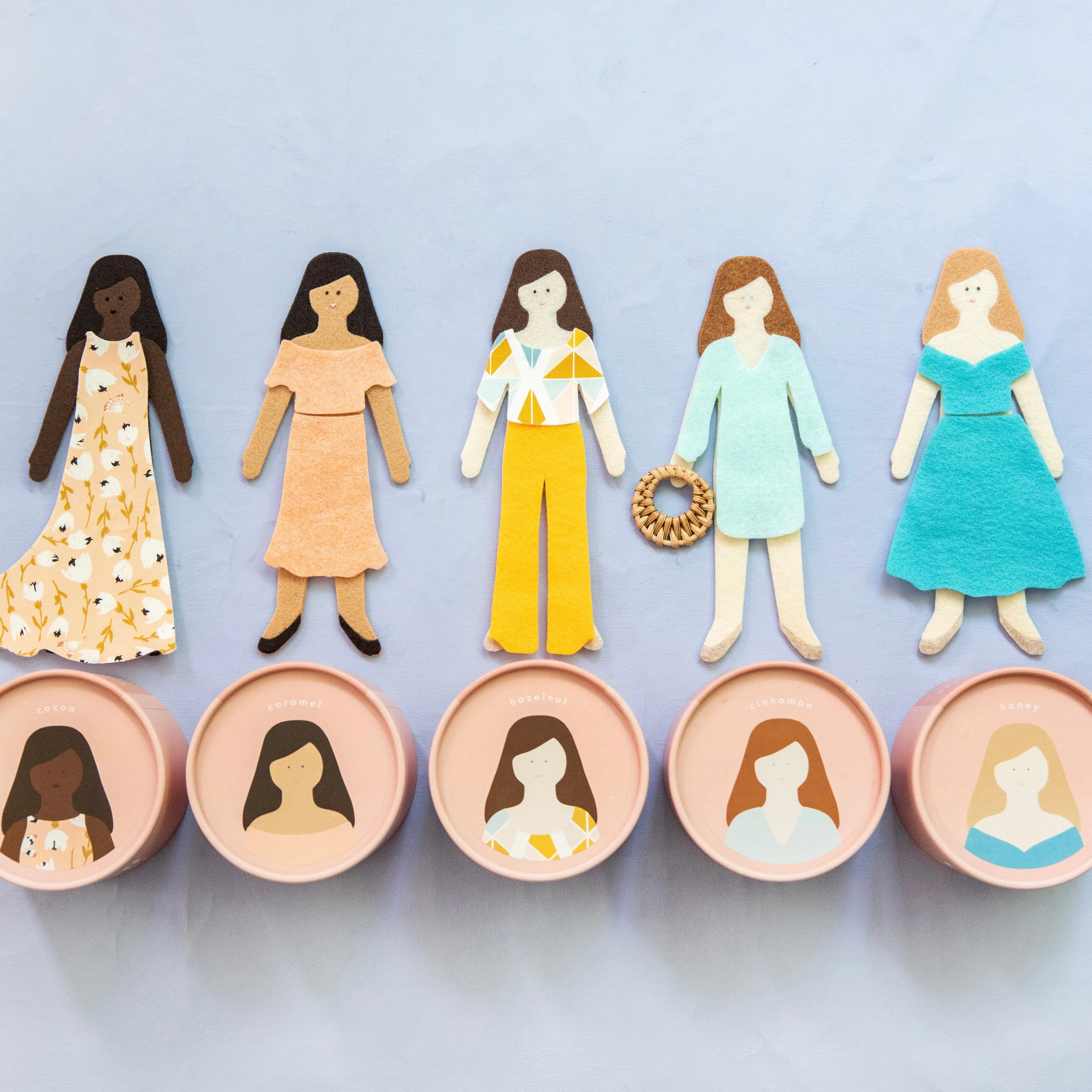 deluxe felt doll   felt board travel bundle