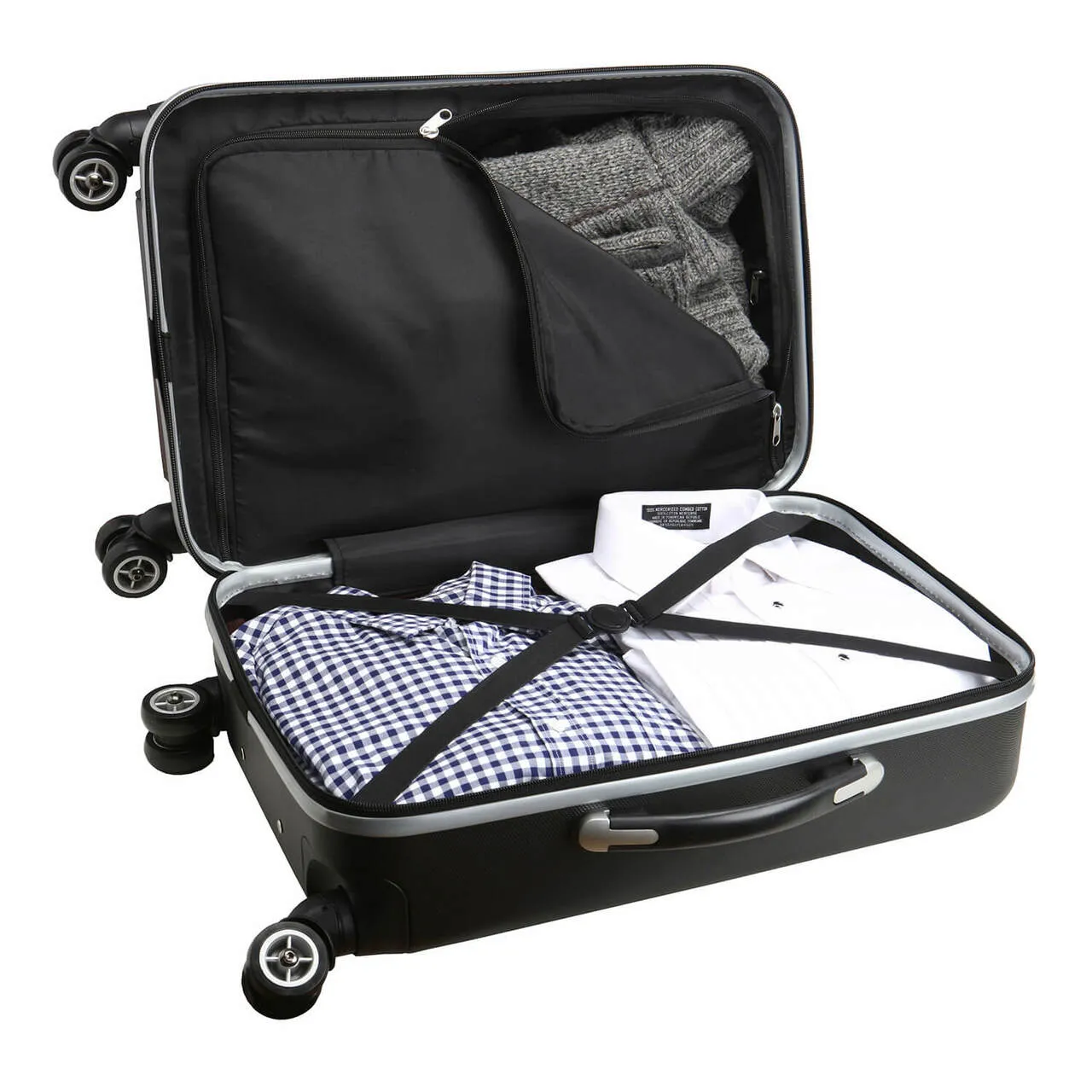 Detroit Tigers Deluxe 2-Piece Backpack and Carry on Set in Black