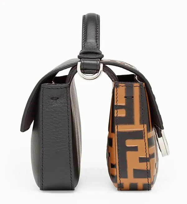 Double Micro Logo Print Baguette