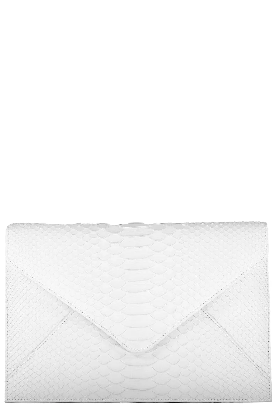 Envelope Clutch - White