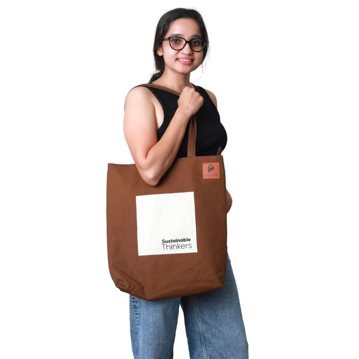 Gadgets Safe Tote Bag | Cotton Canvas | Hand-Crafted | Minimalistic | Utility