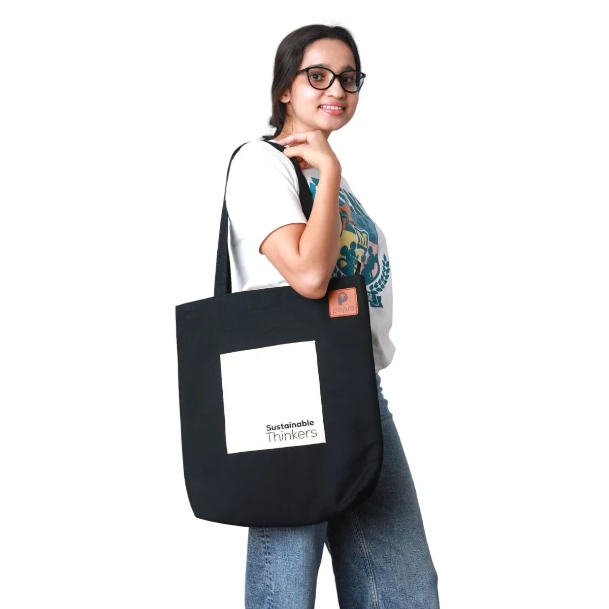 Gadgets Safe Tote Bag | Cotton Canvas | Hand-Crafted | Minimalistic | Utility