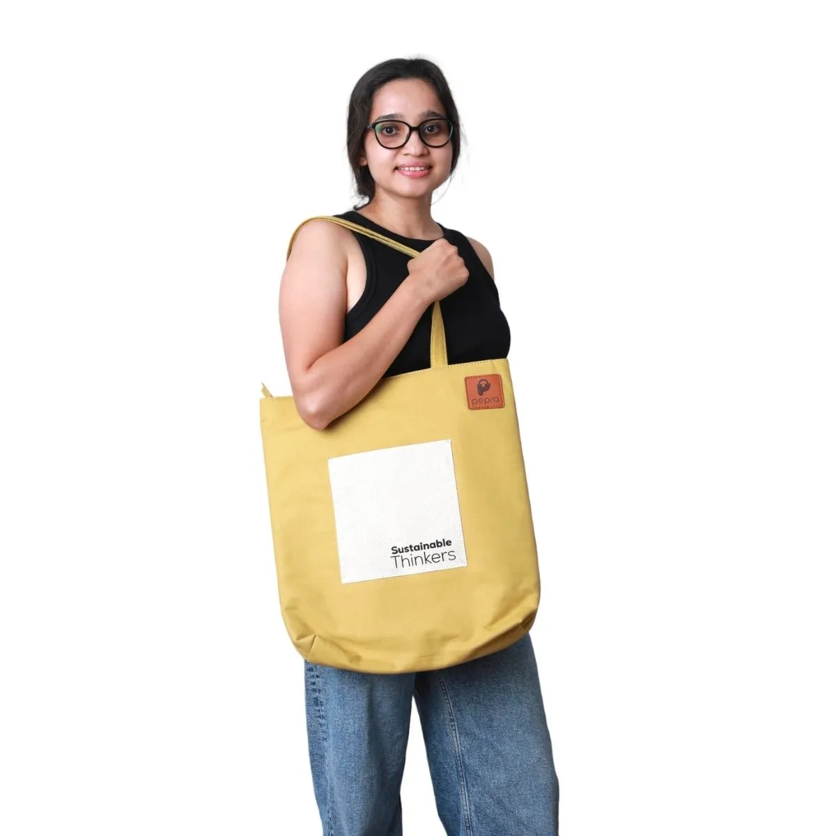 Gadgets Safe Tote Bag | Cotton Canvas | Hand-Crafted | Minimalistic | Utility