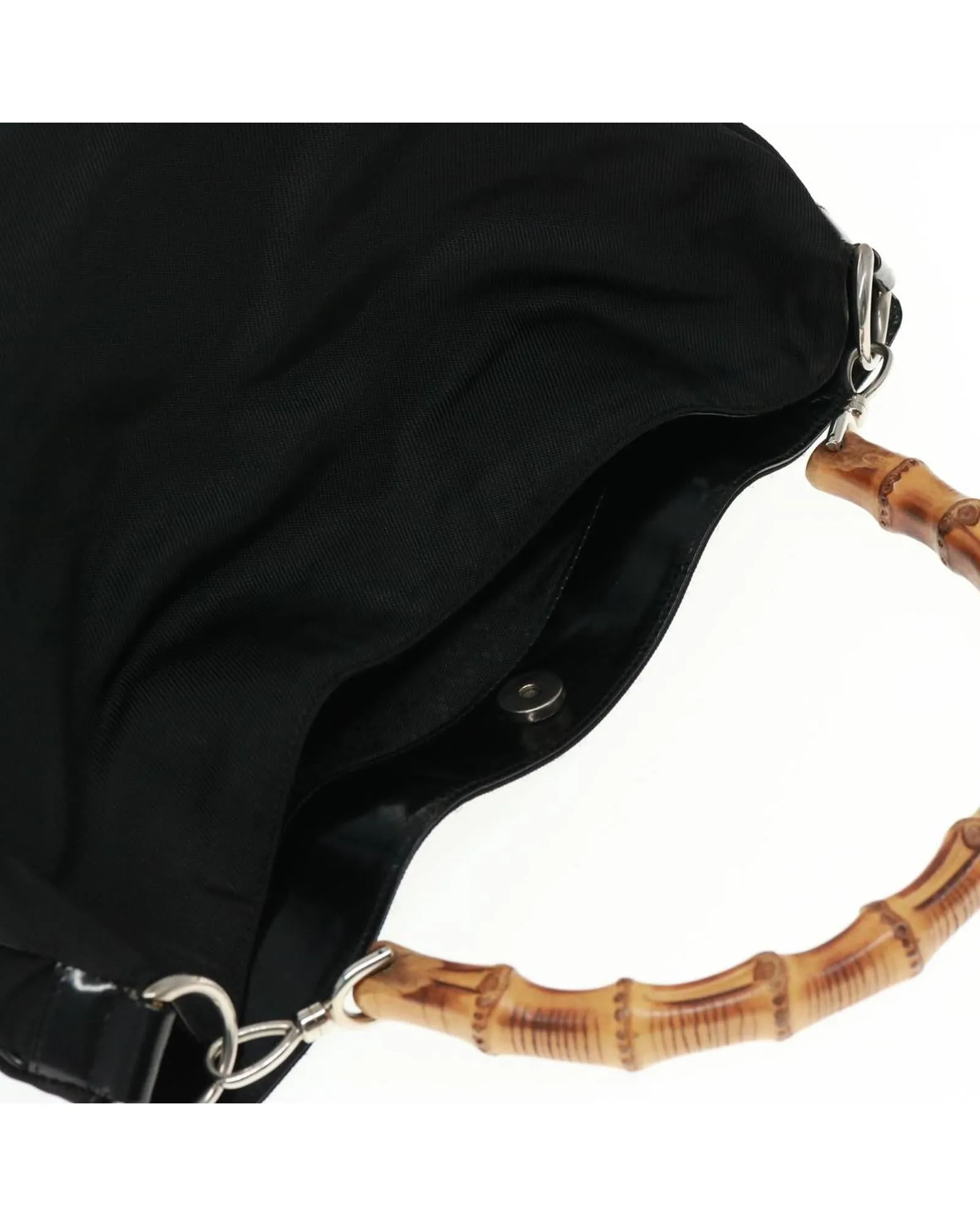Gucci Bamboo Shoulder Bag Black