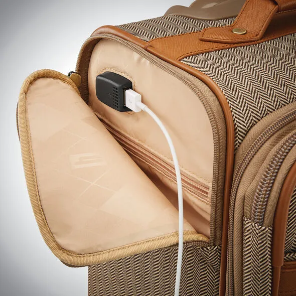 Hartmann Herringbone Deluxe Domestic Carry On Exp Spinner