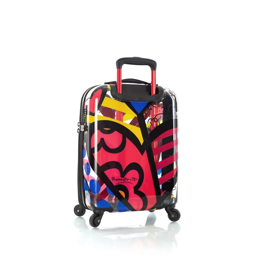 Heys Britto A New Day Transparent 21" Carry On Spinner Luggage