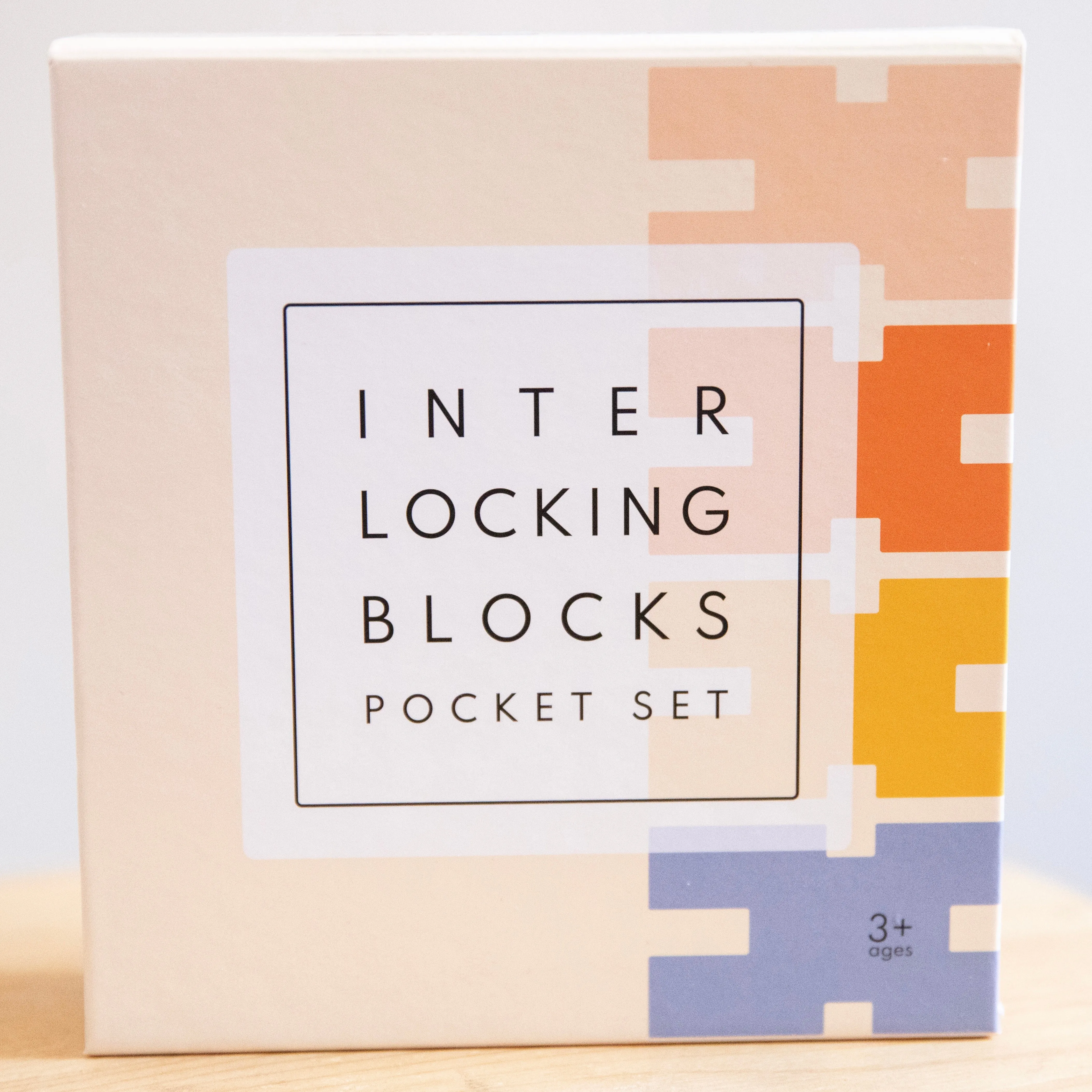 interlocking blocks pocket set   travel board