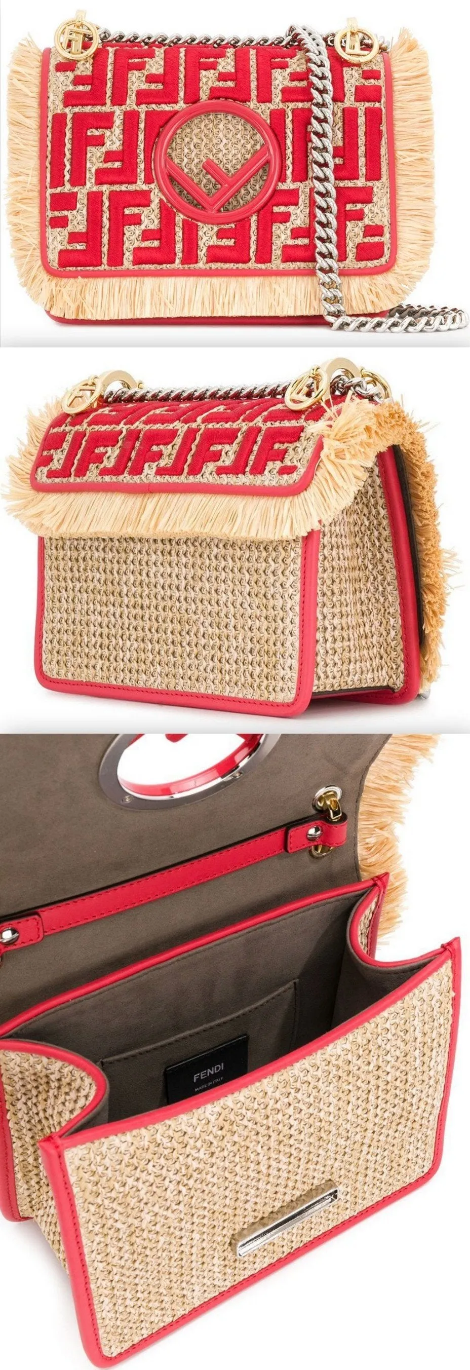 Kan I F Shoulder Bag, Red