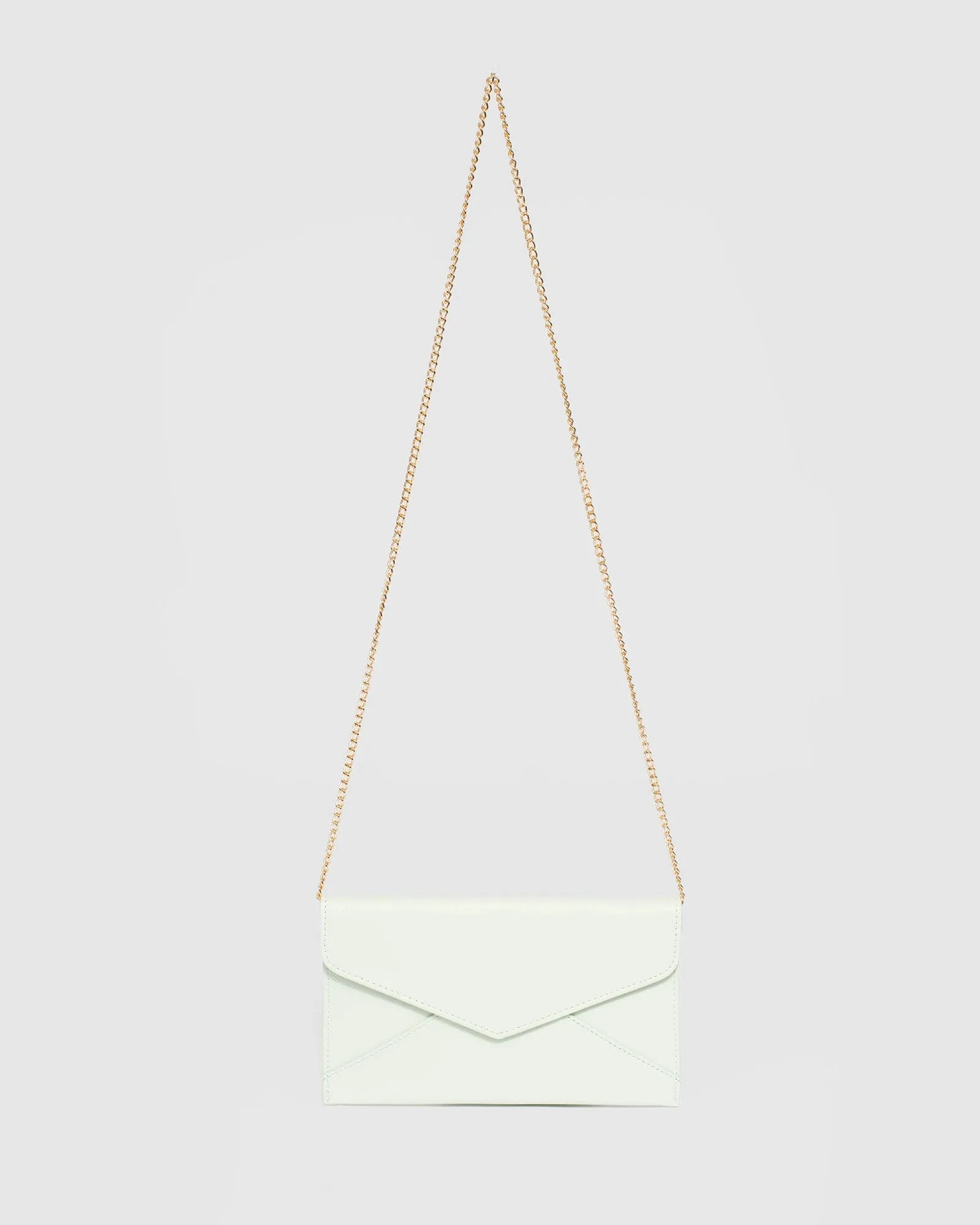 Kelly Envelope Green Clutch Bag