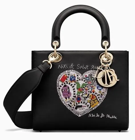 Lady Dior Bag in Smooth Calfskin Leather - White or Black