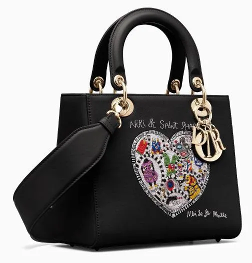 Lady Dior Bag in Smooth Calfskin Leather - White or Black