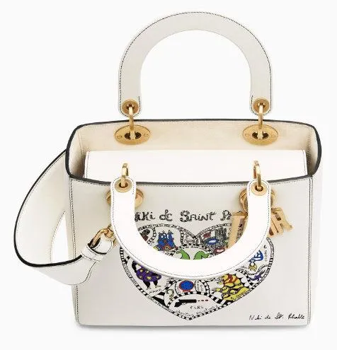 Lady Dior Bag in Smooth Calfskin Leather - White or Black