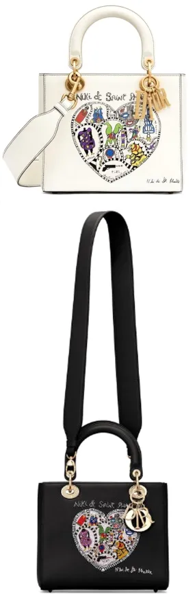 Lady Dior Bag in Smooth Calfskin Leather - White or Black