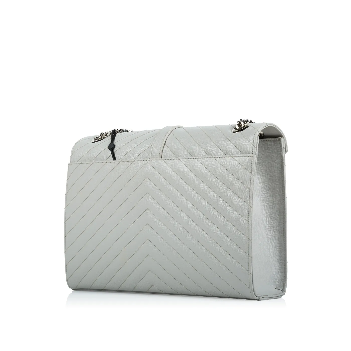 Large Monogram Envelope Clutch