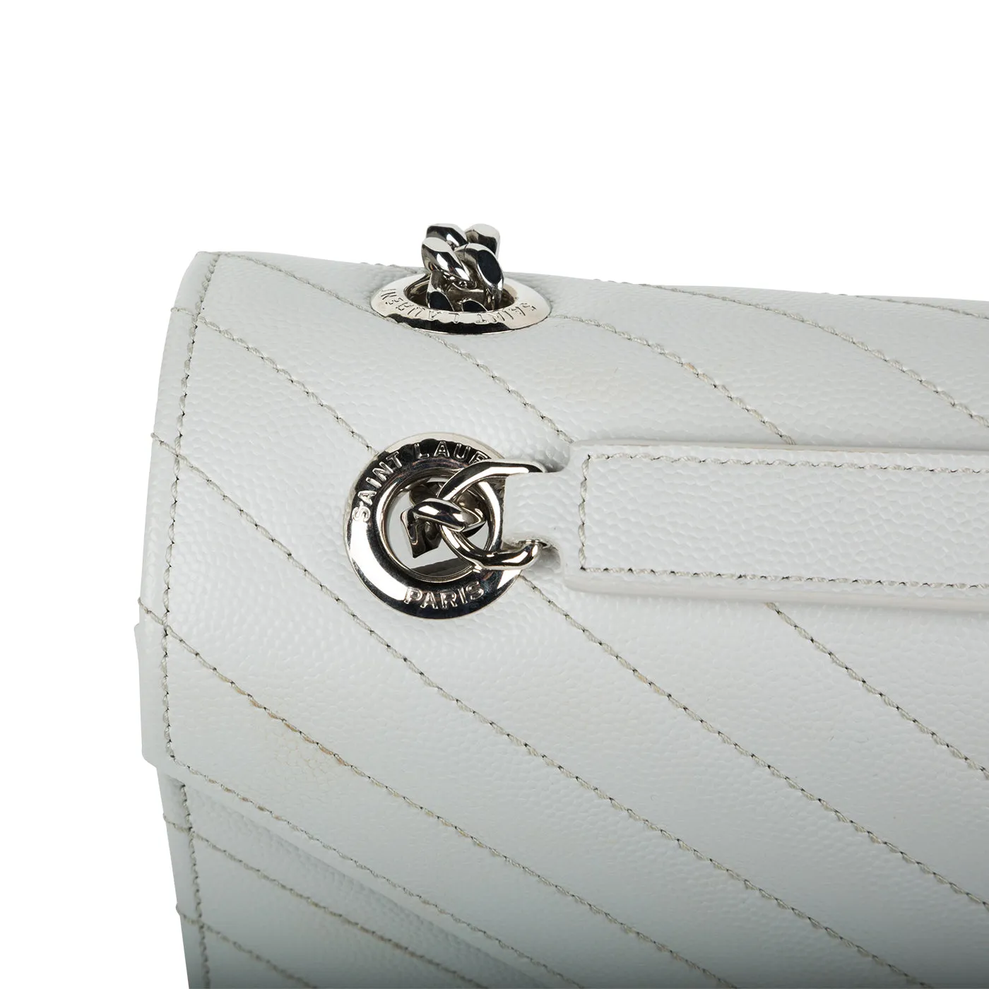 Large Monogram Envelope Clutch