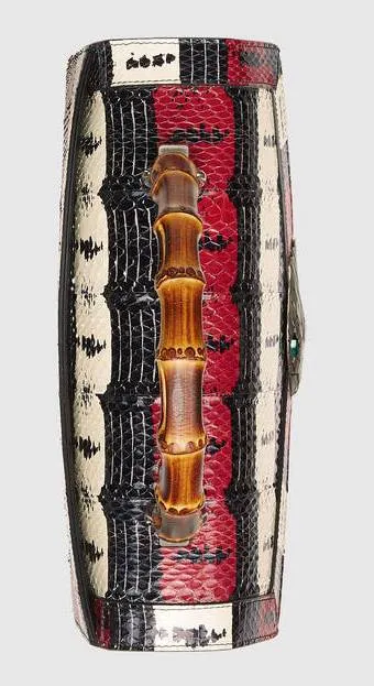 'Lilith' Snakeskin Top Handle Bag